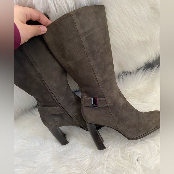 Gucci suede heels boots size 7.5 - Picture 6 of 15
